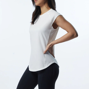 T-<span class=keywords><strong>shirt</strong></span> à col rond haute performance en coton vierge personnalisé t-<span class=keywords><strong>shirt</strong></span> de gros - Product Image 3