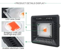 Lampu LED Grow Light Seri Platinum Canggih Spektrum Penuh Harga Terbaik dengan Dukungan Pembungaan, IP65 Aluminium