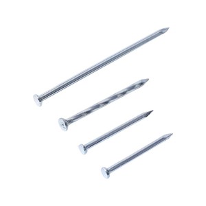 Clavos de Acero Especiales <span class=keywords><strong>para</strong></span> Trabajos en Madera, de Alta Calidad, Grado 55, con Recubrimiento Blanco Brillante y Punta Endurecida - Product Image 2