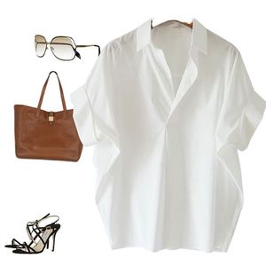 <b>Women's</b> Lace Trim V-neck Long-sleeve <b>Top</b> with Petal Cuffs and Ruffled Hem Sweet Bow Design Wholesale Customized by Manufacturer - Product Image 1