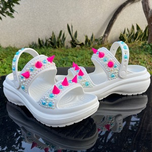 Sandales et pantoufles d'été pour femmes à semelle épaisse, antidérapantes, style coréen, mode, sensation nuage doux, pour l'extérieur 2026 - Product Image 2