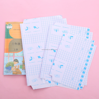 Penjualan laris penutup buku pvc plastik bening transparan pelajar latihan untuk anak-anak menu pelindung debu