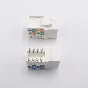 Faceplate nữ nối mô-đun RJ45 8P8C <span class=keywords><strong>IDC</strong></span> loại 90 độ CAT.6 UTP <span class=keywords><strong>Keystone</strong></span> <span class=keywords><strong>jack</strong></span> - Product Image 3