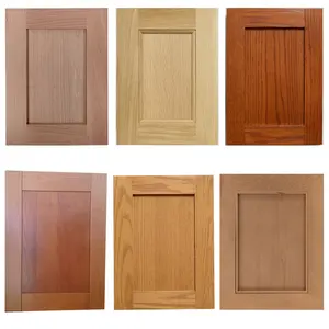 Cherry / Oak Solid Wood Natural Wooden Surface Finish Kitchen Cabinet Door Frame