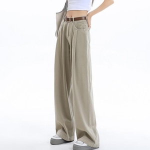 Jeans vintage à jambes larges et taille haute pour femmes, mode décontractée - Product Image 5