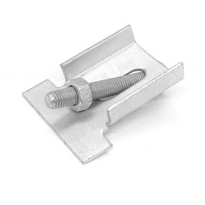 Placa de presión fotovoltaica de acero galvanizado en caliente, soporte de montaje solar en forma de C para instalación de paneles solares - Product Image 1