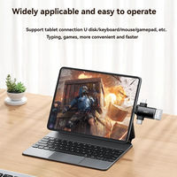 Adaptador 3 en 1 USB 3.0 Hembra Tipo C Multifunción Macho para Teléfono Apple Android, Cable Convertidor USB-C a USB OTG con Salida AC
