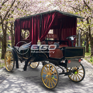 Chariot Équestre Électrique de Haute Qualité pour Visites Touristiques, Carrosse Traîné par des Chevaux, Manège de Parc d'Attractions, Chariot de Transport Équestre - Product Image 3
