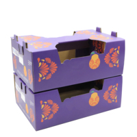 Meilleures ventes - Boîte en carton ondulé personnalisée avec impression de logo - Boîte d'emballage pour fruits