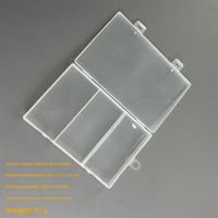 Boîte de rangement à bijoux pliable multifonctionnelle en PP de qualité supérieure avec grille fixe pour bagues, boucles d'oreilles, colliers et accessoires de coupe
