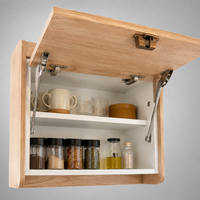 Meuble de rangement suspendu tout en aluminium sur mesure pour camping-car, gain de place, installation facile, mobilier intérieur pour fourgon aménagé