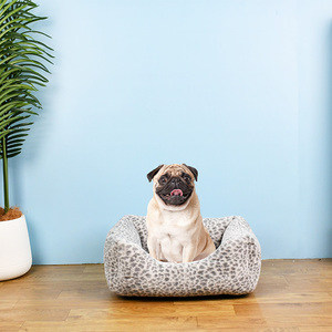 Großhandel Maßgefertigte Orthopädische Quadratische Hundebetten Komfortabel Gemütlich Beruhigend Umweltfreundlich Abnehmbar Waschbar Polyester Rutschfest - Product Image 1