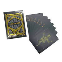 Cartes à jouer originales en plastique étanche conçues sur mesure en usine compatibilité d'impression offset avec emballage de logo personnalisé