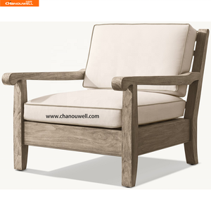 Set di Sedie Lounge in Teak Moderno Ispirato <span class=keywords><strong>all</strong></span>'Estetica del Giardino <span class=keywords><strong>Inglese</strong></span>, Mobili da Esterno Resistenti e Impermeabili per Tutte le Stagioni - Product Image 6