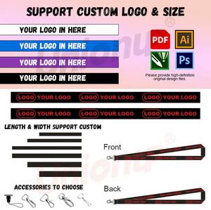Factory Supplier Nylon <b>Lanyards</b> Material Wholesale Free Design Custom Logo Neck <b>Polyester</b> Heat Transfer <b>Lanyard</b> Belt - Product Image 2