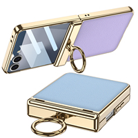 Para Samsung para Galaxy Z Flip 7 funda colorida Anti-amarillamiento TPU cubierta anillo soporte magnético a prueba de golpes diseño personalizado teléfono móvil