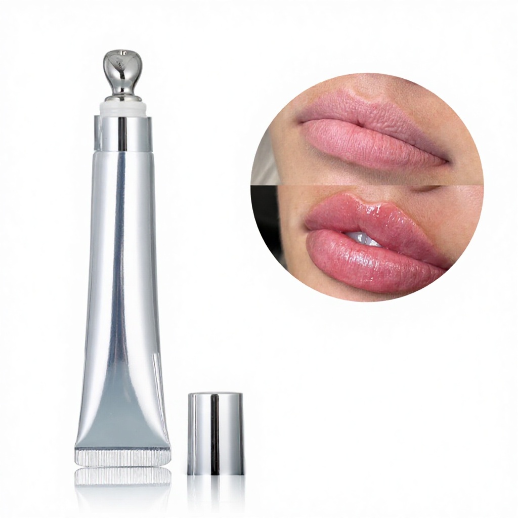 Repulpeur extrême pour les lèvres en tube argenté de 20 ml