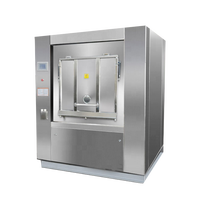 Commercial Laundry Washing Equipment 100KG Barrier Washer Extractor Steam Fuel for Hospitals and Hotels