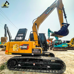 Excavadora de servicio pesado Fuerza de ruptura superior y durabilidad Sany SY135c Excavadoras usadas para aplicaciones de servicios públicos - Product Image 3