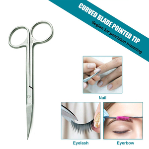 Ciseaux à ongles de 3,5 pouces en acier inoxydable, ciseaux de beauté pour manucure, outil de coupe pour femmes - Product Image 4