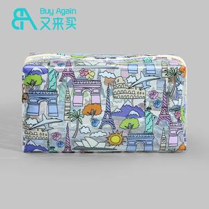 Venta al por mayor transparente impermeable PVC dibujos animados impreso bolsa de maquillaje cremallera transparente PVC impreso bolsa de cosméticos con impresiones - Product Image 4