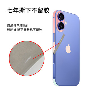Coque colorée LX-A2255 pour iPhone 16, en TPU et PC, protection d'objectif, design couleur unie, style peinture à l'huile - Product Image 3