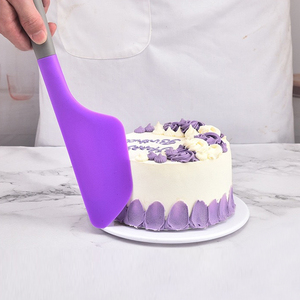 Spatule à <span class=keywords><strong>crème</strong></span> en silicone résistant à la chaleur, spatule à beurre antiadhésive, lisseur, épandeur, compatible four, compatible lave-vaisselle, pour gâteaux et pâtisseries - Product Image 4