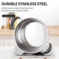 Ensemble de 12 Pièces Écologique en Acier Inoxydable Casseroles et Poêles avec Couvercle en Verre Compatible Induction Inclut Faitout, Poêle à Frire et Plus Encore