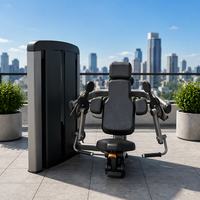 Machine à curls pour biceps de haute qualité, professionnelle, à charge par poulie, pour entraînement des épaules assis, équipement de fitness commercial pour salle de sport