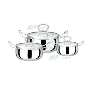 Vendita calda 6 pezzi moderni set di <span class=keywords><strong>pentole</strong></span> in acciaio inossidabile ODM OEM <span class=keywords><strong>servizio</strong></span> accettato eco-friendly Gas e <span class=keywords><strong>induzione</strong></span> pronto - Product Image 5