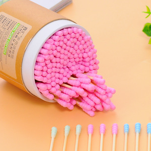 200 Hisopos de Algodón de Doble Cabeza de Madera Desechables para Microblading y Limpieza de Maquillaje Cosmético - Product Image 4