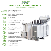 JZP Confiance Mondiale Livraison Rapide Personnalisé 50-3150kVA 50/60Hz Triphasé ONAN Huile Transformateur Distribution IEC60076