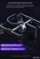 Imprimante 3D Creality K1 SE Core XY, nouvelle sortie, avec nivellement automatique du plateau et vitesse de 600 mm/s pour usage domestique CREALITY