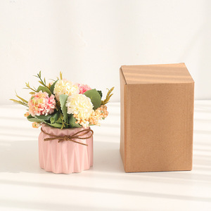 Plantes artificielles en pot d'hortensias en gros, fleurs artificielles pour salon, verdure, bouquets, bonsaïs, décoration de bureau - Product Image 4