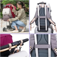 Sac à dos pour maman de haute qualité, imperméable, en Oxford, grande capacité, isotherme, durable, sac à langer pour bébé, sac à dos de maternité
