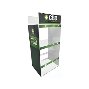 Support d'affichage en carton ondulé personnalisé pour présentoir de magasin, étagère de sol en papier, promotion de produits - Product Image 3