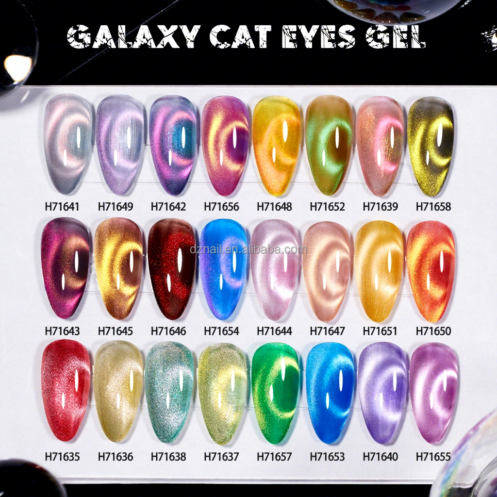 8009-10 HEMA&TPO FREE Galaxy Cat Eyes Gel