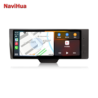 Navihua Nuevo Reproductor Multimedia de 17 Pulgadas, Radio para Auto, Carplay, Unidad Principal, Pantalla de Entretenimiento para Copiloto, para Dodge RAM 2013-2018