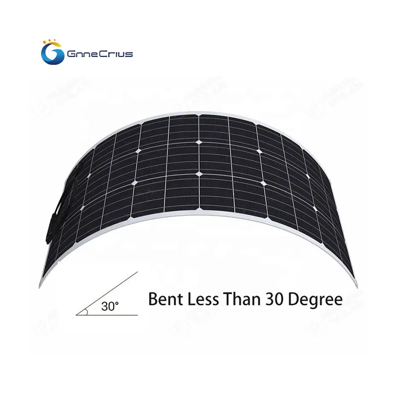 100W GnneCrius flexible Folding Flexible Solar Panel 100w 120w 150w 180w 200w 250w 300w Thin Film Flexible Roofing Solar Panel