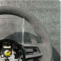 Volant en microfibre suédée carbone pour Porsche 911 991 992 718 Boxster Cayman Macan Cayenne Panamera 971 Tous les modèles Porsche