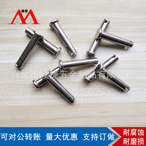 Goupilles cylindriques à tête plate Longjie en acier inoxydable 304 M3 M4 avec trous, norme GB882, finition brillante - Product Image 3