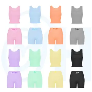 Custom Spring Collections Loungewear Women Sets Summer Clothes Basics Tops Shirt And Leggings Two Piece Set Women Clothing