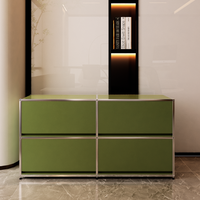 Kabinet Modular logam baru 2026 bebas berdiri Organizer dudukan TV minimalis furnitur kantor untuk rumah ruang tamu kamar tidur ruang makan