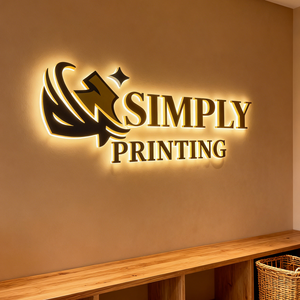 Letrero de Acero Inoxidable Personalizado con Retroiluminación LED, Letrero con Logotipo para Recepción, Letrero de Pared para Vestíbulo de Oficina, Exhibición de Marca Corporativa para Interiores - Product Image 5