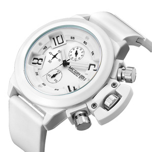 Montres pour hommes <span class=keywords><strong>MEGIR</strong></span>, luxe, sport, mode, chronographe, étanche, date, quartz, grand cadran, Relogio Masculino <span class=keywords><strong>2002</strong></span> - Product Image 1