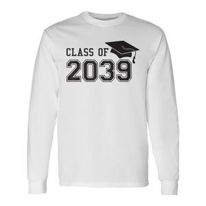 Maglietta a maniche lunghe per la laurea della classe del 2039, primo giorno di scuola - Product Image 1