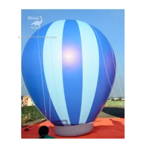 Penjualan langsung pabrik mainan udara terbang balon udara panas bola tiup iklan luar ruangan untuk iklan