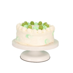 Durable Food-grade Plastic Modern 10 Inch <strong>Cake</strong> <strong>Stand</strong> Anti - Slip Base Smooth 360&deg; Rotation <strong>Cake</strong> Turntable - Product Image 5