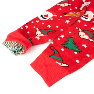 <span class=keywords><strong>Pull</strong></span> de Noël moche col rond flocon de neige Santa Renne Animal drôle <span class=keywords><strong>pull</strong></span> de Noël moche - Product Image 5