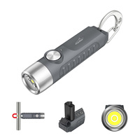 Lampe torche porte-clés OCSHARK S11-T, 500 lumens, mini lampe torche EDC, rechargeable par type-C, lumière de poche magnétique, charge rapide en 40 minutes